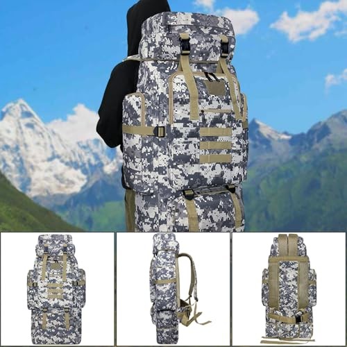 Ogetok 100L Hiking Backpack, City Camo-5