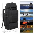 Ogetok 80L Hiking Backpack, Black