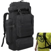 Ogetok 80L Hiking Backpack, Black