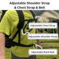 Ogetok 80L Hiking Backpack, Black