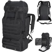 Ogetok 80L Hiking Backpack with Shoe Pocket, Black