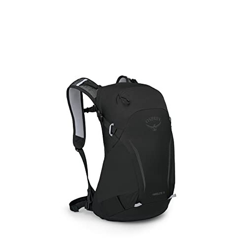 Osprey Hikelite Unisex Backpack, 18L, Black, O/S