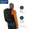 Osprey Hikelite Unisex Backpack 28L, Atlas Blue, M/L