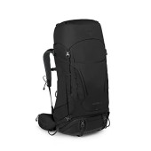 Osprey Kestrel Men's Hiking Backpack, 58L, Black, S/M