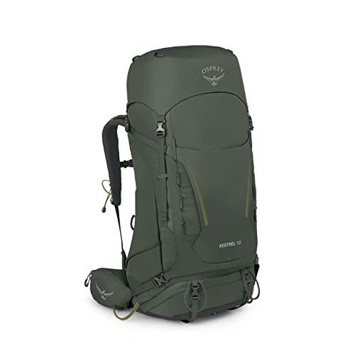 Osprey Kestrel Men's Backpack 58L, Bonsai Green, L/XL