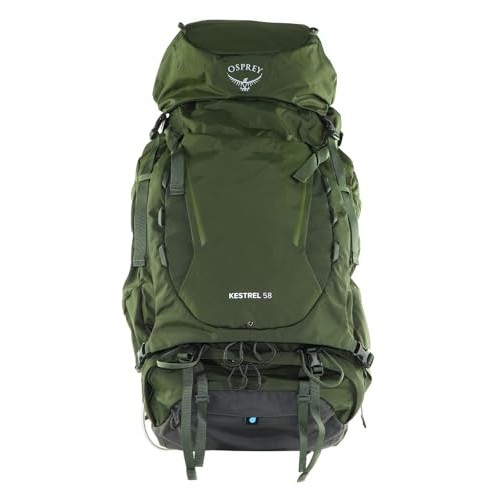 Osprey Kestrel Men's Backpack 58L, Bonsai Green, S/M