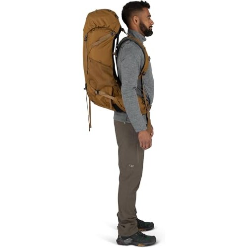 Osprey Rook Men's 50L Backpack, Histosol Brown/Rhino Grey, O/S-9