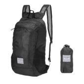 PATIKIL Packable Lightweight Hiking Backpack, 15L-20L, Foldable Daypack, Black
