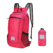 PATIKIL Foldable Lightweight Hiking Backpack 15L-20L, Rose Red