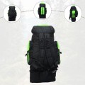 SiXsigma Sports 120L Extra Large Travel and Camping Backpack, Green/Grey