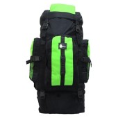 SiXsigma Sports 120L Extra Large Travel and Camping Backpack, Green/Grey