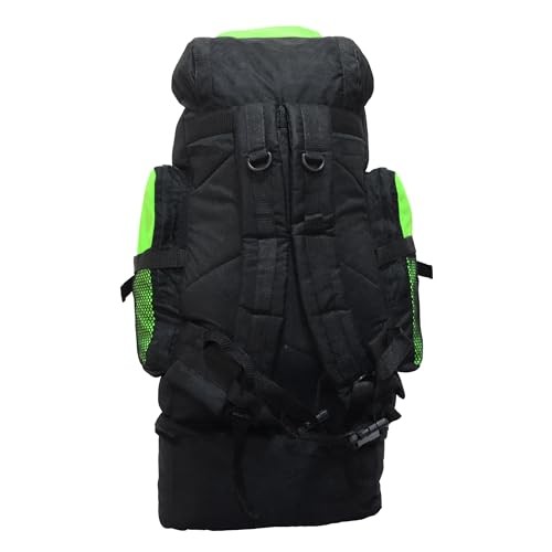 SiXsigma Sports 120L Extra Large Travel and Camping Backpack, Green/Grey-7