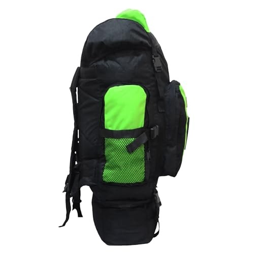 SiXsigma Sports 120L Extra Large Travel and Camping Backpack, Green/Grey-8