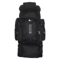 SiXsigma Sports 120L Extra Large Travel and Camping Backpack, Black-grey