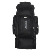 SiXsigma Sports 120L Extra Large Travel and Camping Backpack, Black-grey