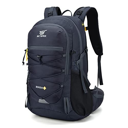 SKYSPER 35L Rucksack Hiking Backpack, Navyblue, 31cm x 22cm x 52cm