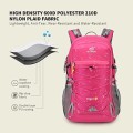 SKYSPER BOGDA35 35L Hiking Backpack, Rosered, 31cm x 22cm x 52cm
