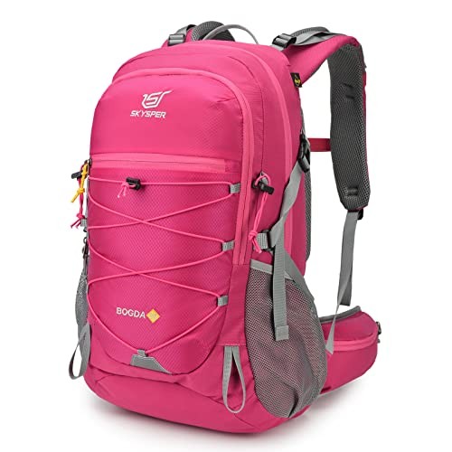 SKYSPER BOGDA35 35L Hiking Backpack, Rosered, 31cm x 22cm x 52cm