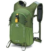 SKYSPER 15L Small Hiking Backpack, Lightweight Daypack, Army Green