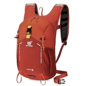 SKYSPER 15L Small Hiking Backpack, Orange Daypack with Chest and Waist Strap