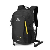 SKYSPER Small Hiking Backpack 20L Lightweight Daypack, Black, S