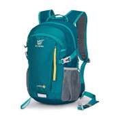 SKYSPER Small 20L Hiking Backpack, Lightweight Daypack, Teal, Size S