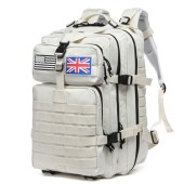 Thuram 50L Waterproof Nylon Tactical Backpack, White