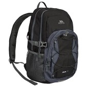 Trespass Albus 30 Litre Backpack, Ash, with Padded Straps and Internal Pockets