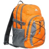 Trespass Albus 30 Litre Backpack, Orange, with Padded Straps and Internal Pockets