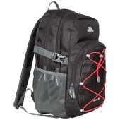 Trespass Albus 30 Litre Backpack, Black/Red