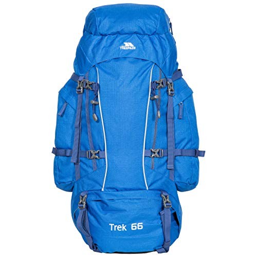 Trespass Trek 66 Litre Backpack/Rucksack, One Size, Electric Blue