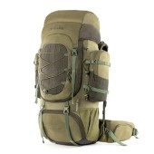 Tripole Walker Pro 60L Hiking Backpack with Laptop Compartment, Internal Frame, Rain Cover, Green