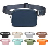 IDAHSOR Unisex Mini Belt Bag with Adjustable Strap, Blue