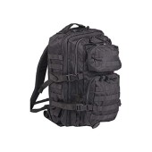 Mil-Tec US Assault Army Pack Tactical MOLLE Backpack 20L, Black