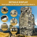 Vaupan 80L Hiking Backpack with USB Charging Port, City Camo