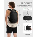 Waterfly Black 20L Foldable Backpack Daypack