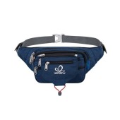 Waterfly Dark Blue Bum Bag Fanny Pack with 5 Pockets