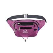Waterfly Purple Bum Bag Fanny Pack with Multi Pockets