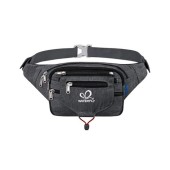 Waterfly Dark Grey Bum Bag Fanny Pack with Multi Pockets