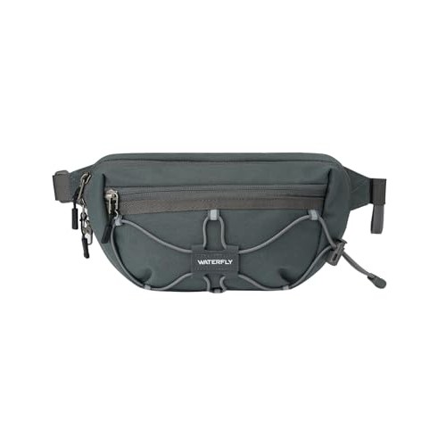 Waterfly Grey Bum Bag Fanny Pack with RFID Blocking