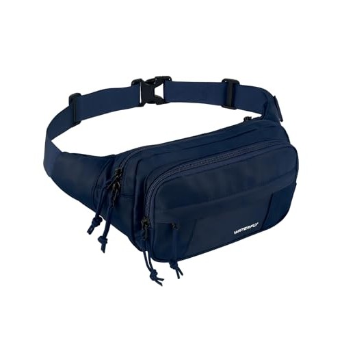 Waterfly Large Bumbag Waist Pack, Dark Blue