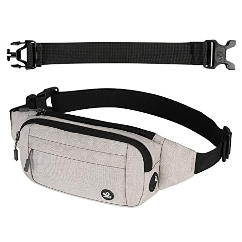 Waterfly Beige Small Adjustable Waist Fanny Pack, Size S