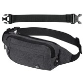 Waterfly Small Waist Fanny Pack, Dark Grey, Size S