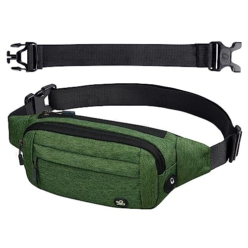 Waterfly Small Bumbag Waist Fanny Pack, Green, Size S