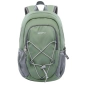 Waterfly Small Hiking Backpack 12L, Pea Green Mini Lightweight Rucksack with Chest Strap