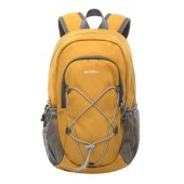 Waterfly Small Hiking Backpack 12L, Yellow Orange Daypack with Chest Strap