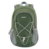 Waterfly Small Hiking Backpack 12L, Olive Green, Mini Lightweight Sport Rucksack with Chest Strap