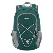 Waterfly Small Hiking Backpack 12L, Dark Green Lightweight Daypack with Chest Strap