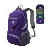 Waterfly Purple Ultra Lightweight Foldable Backpack, 20L Packable Daypack