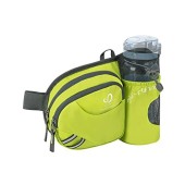Waterfly Light Green Waist Pack, Size S, with Bottle Holder